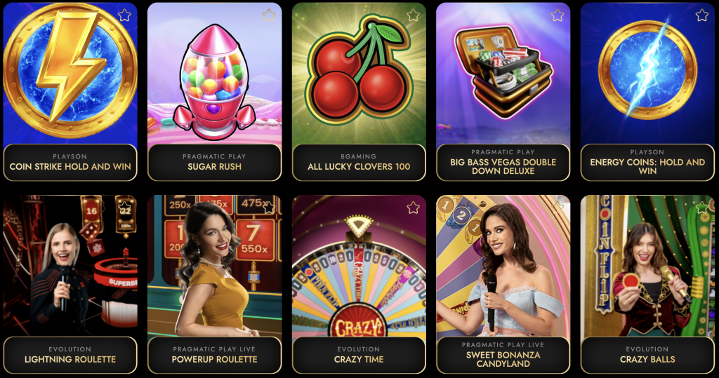 Une bibliothèque de jeux variée et captivante OscarSpin Casino